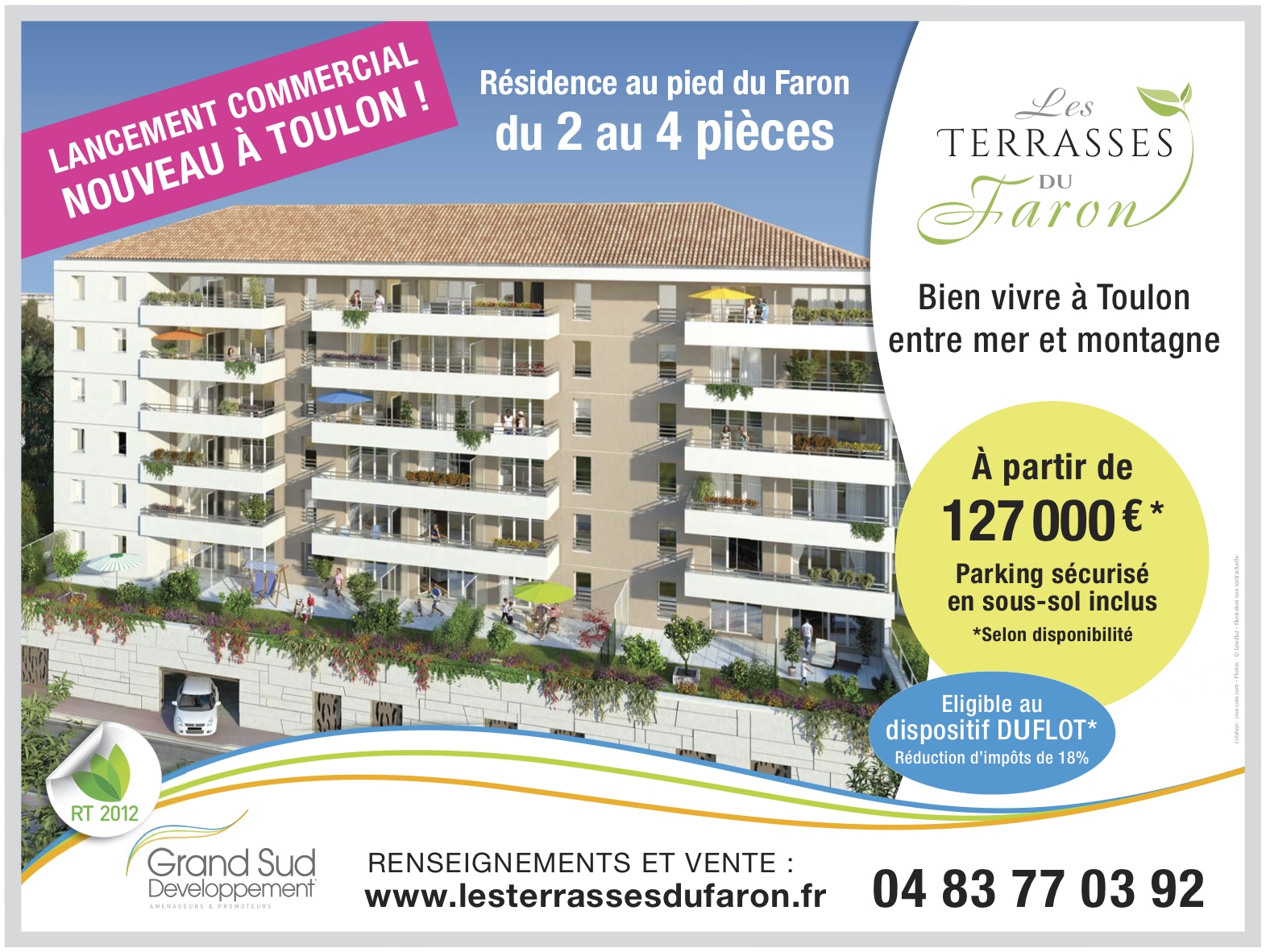 Affichage 4x3 Saint Jean du var Toulon La garde